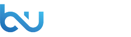 Business Unlimited logo with blue BU symbol and white text